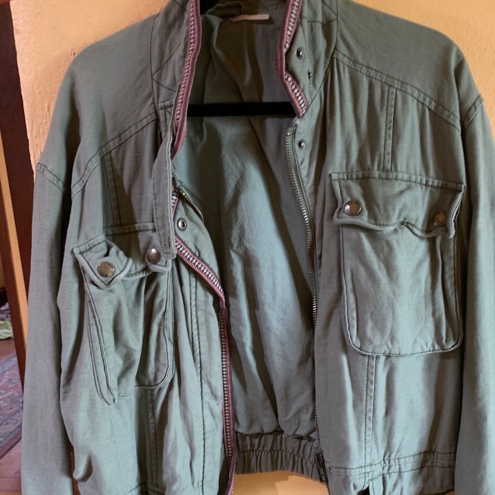 Free people oversized military jacket